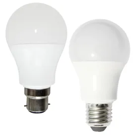 15w LED B22, E27 A60 Globe Warm White 3000k, Daylight 5000k