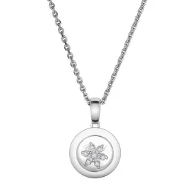 18ct White Gold Happy Diamonds Floating Snowflake Pendant