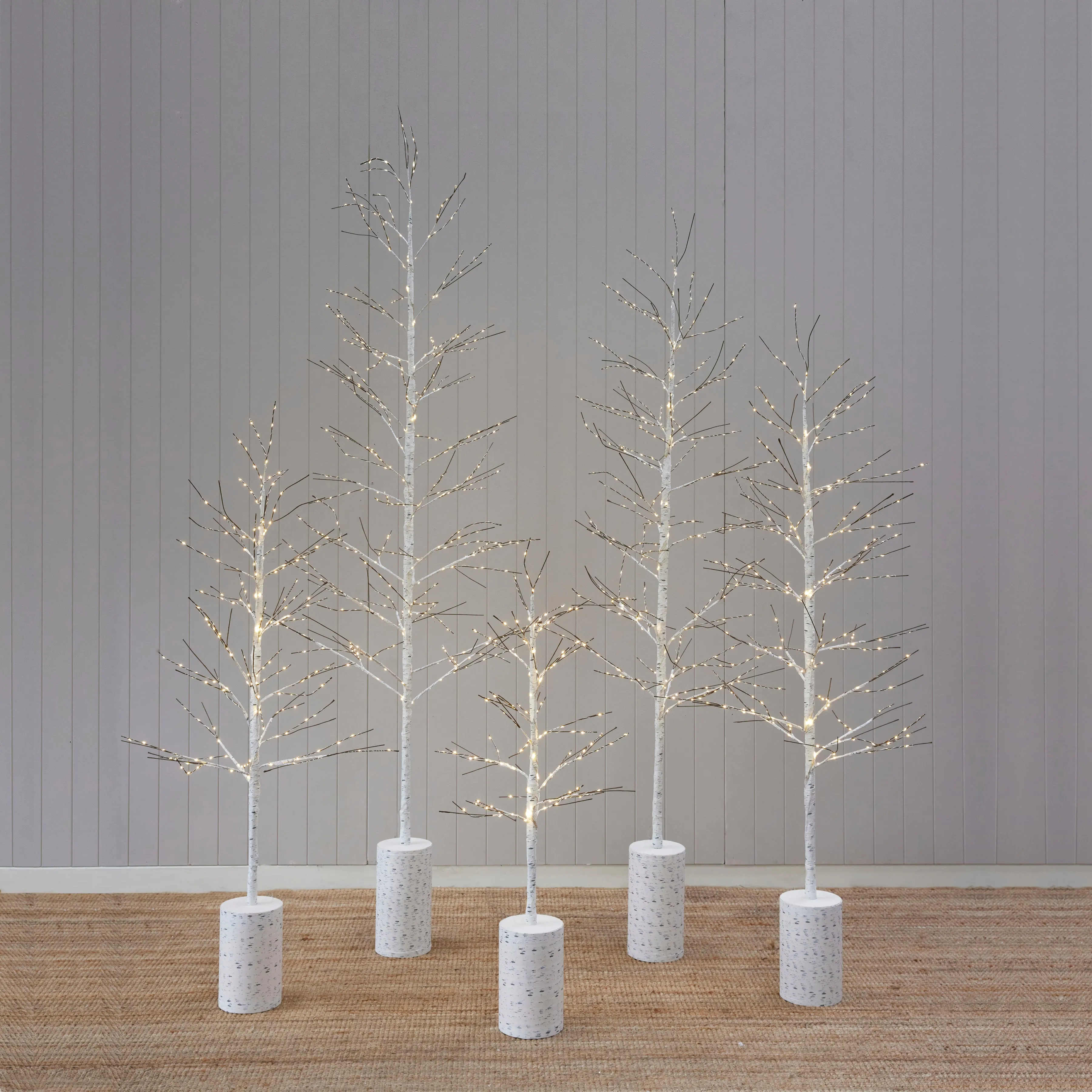 210 Cm Led Birch Tree