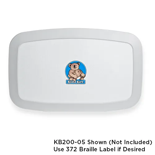 372 - BRAILLE LABEL for KB200-Series and 300-Series Changing Stations