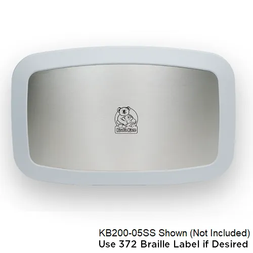372 - BRAILLE LABEL for KB200-Series and 300-Series Changing Stations