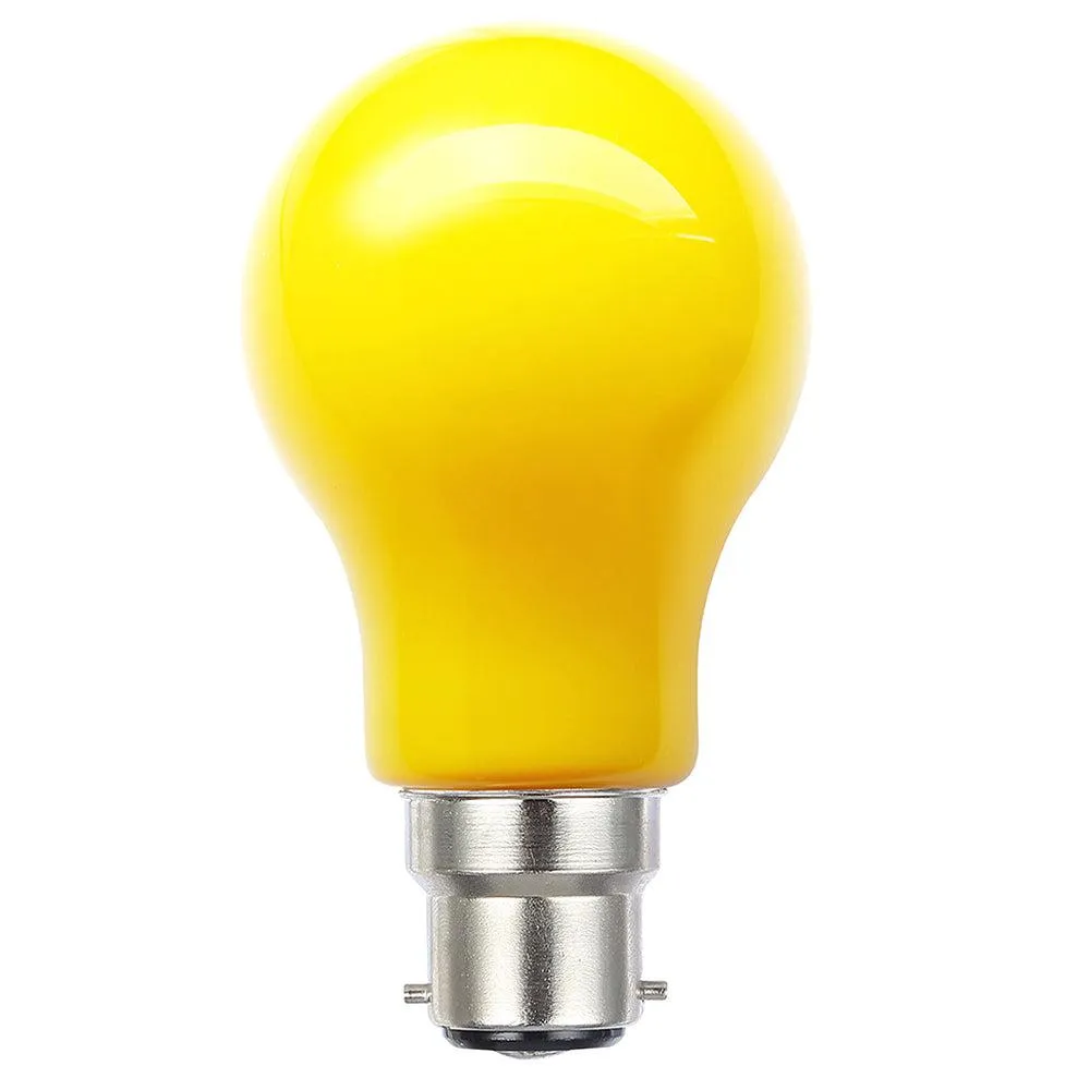 3w LED E27, B22 A60 Globe Red, Blue, Green, orange, Yellow 20700~20709