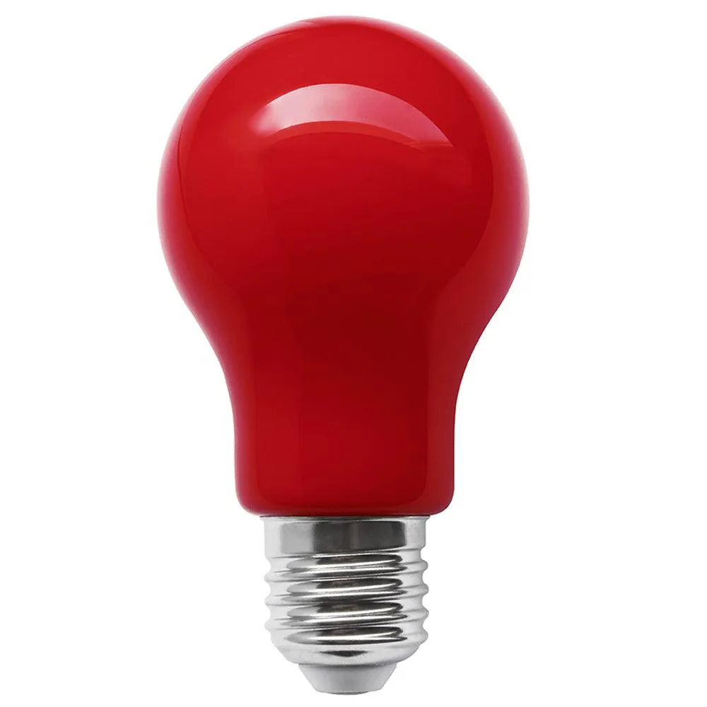 3w LED E27, B22 A60 Globe Red, Blue, Green, orange, Yellow 20700~20709