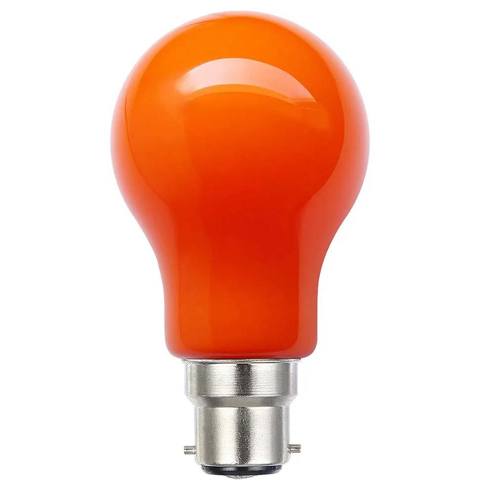 3w LED E27, B22 A60 Globe Red, Blue, Green, orange, Yellow 20700~20709