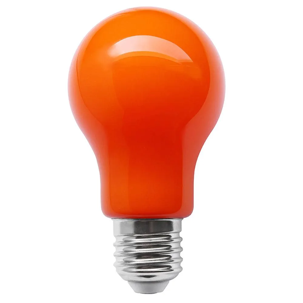 3w LED E27, B22 A60 Globe Red, Blue, Green, orange, Yellow 20700~20709