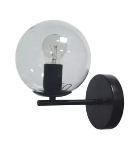 9555W Wall Light in Matt Black