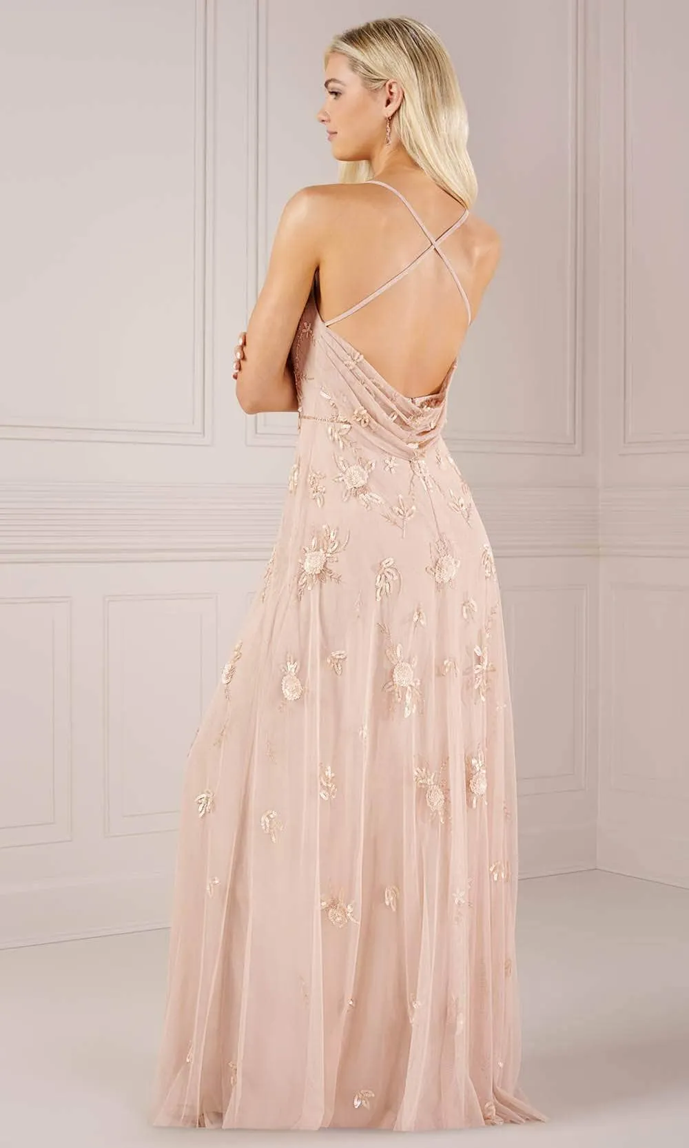 Adrianna Papell Platinum 40430 - Sleeveless Prom Dress