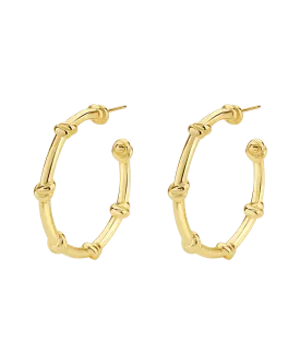 Aino Creole 18ct Gold Plated
