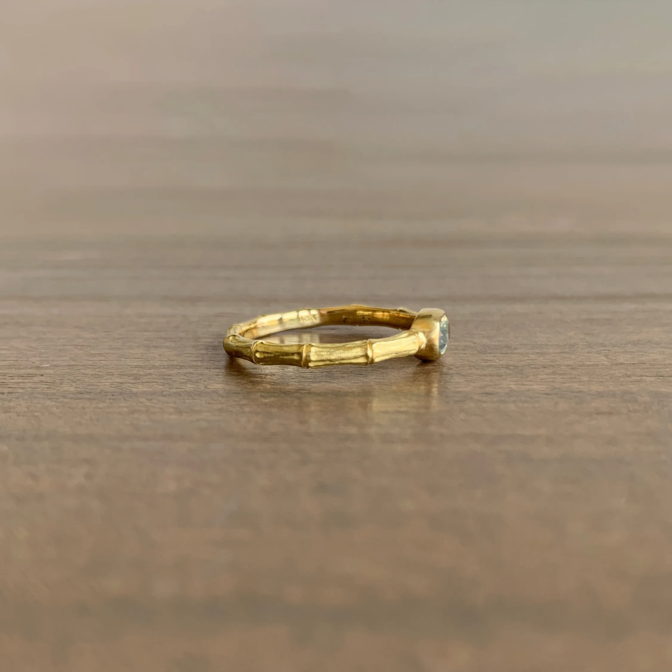 Alexandrite Bamboo Ring