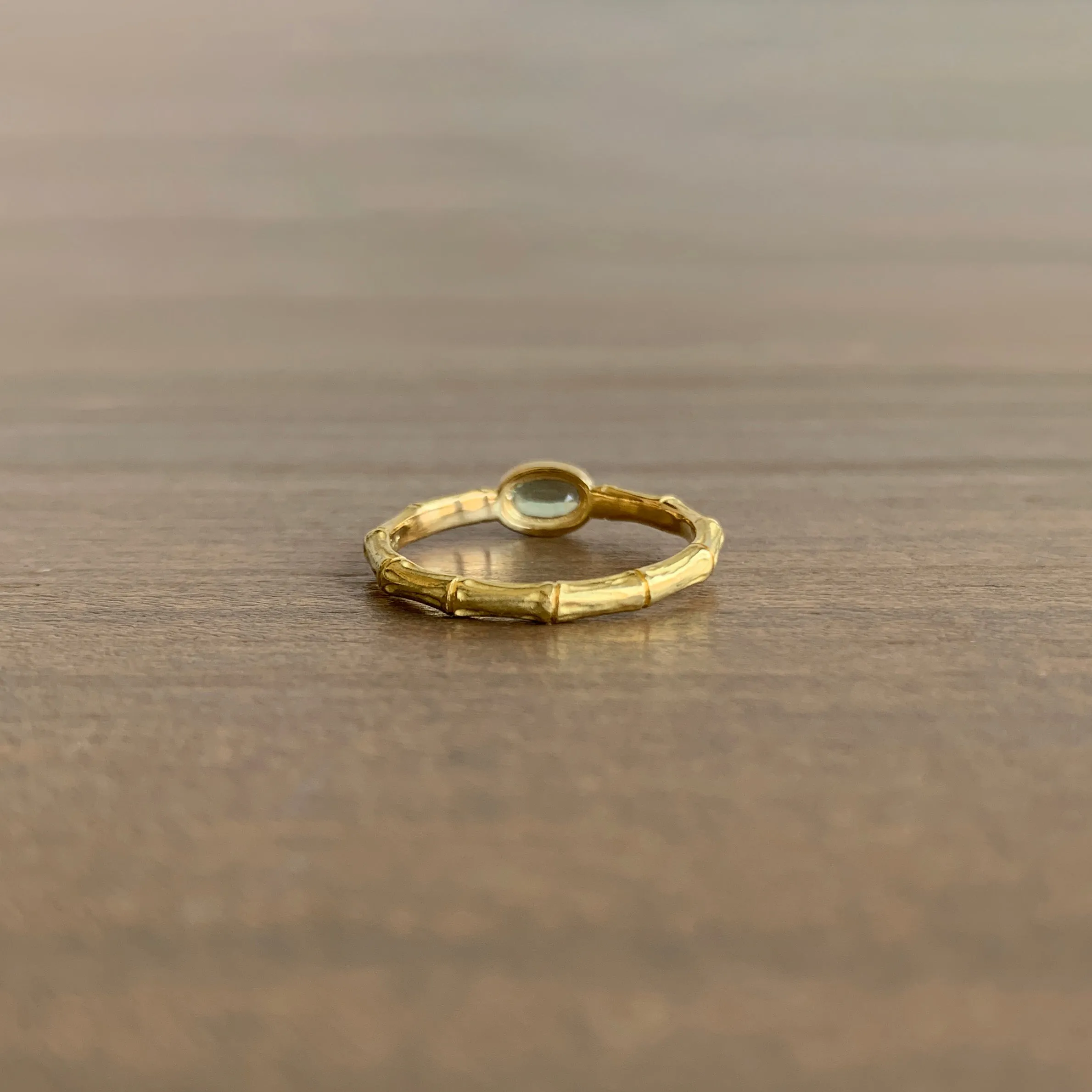 Alexandrite Bamboo Ring