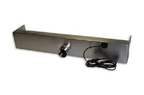 Anjon Stainless Steel NiteFalls Spillways with Optional Color-Changing Lights