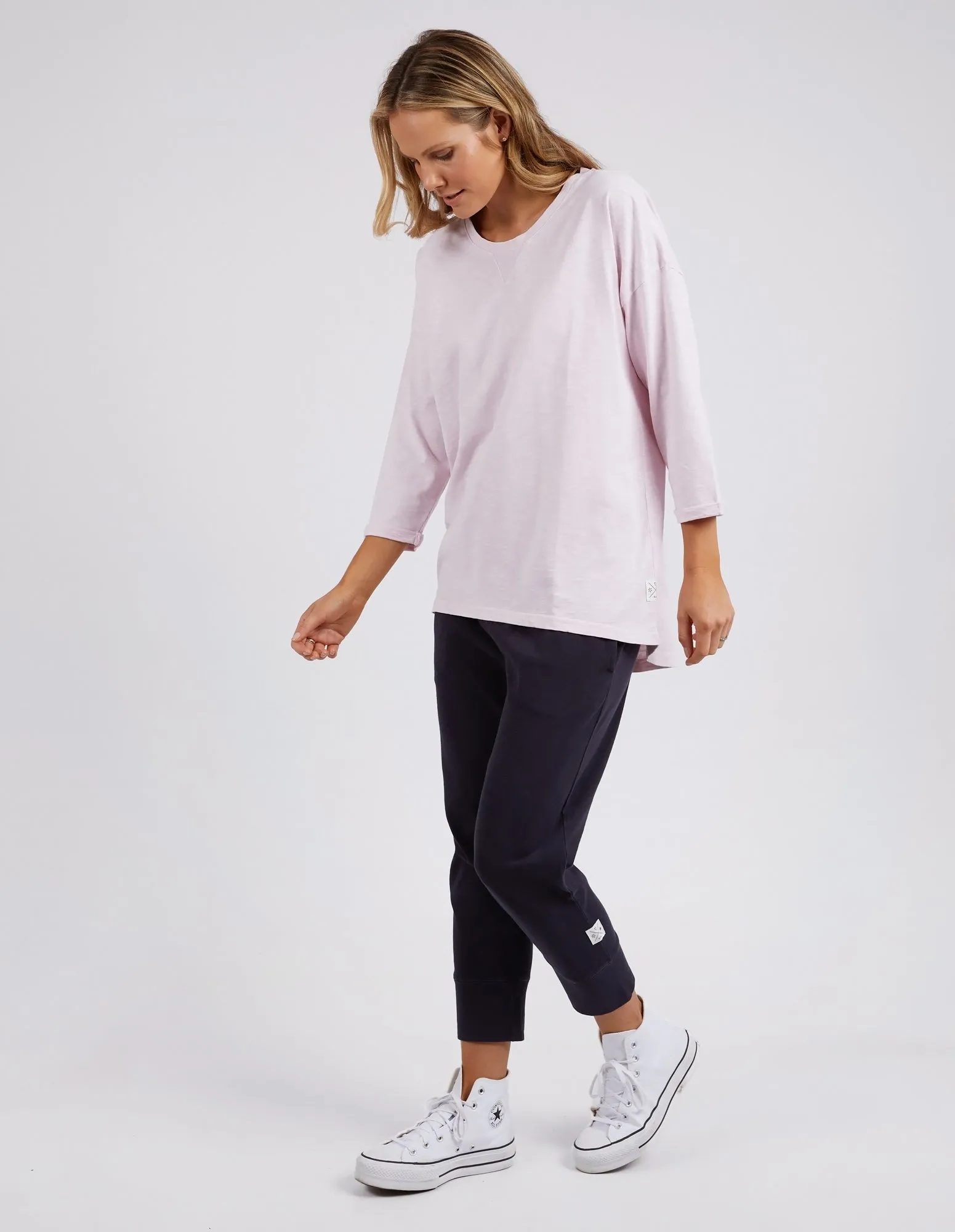 Annie 3/4 Sleeve Powder Pink