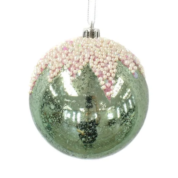 Aqua Pearl Icing Ornaments {multiple styles}