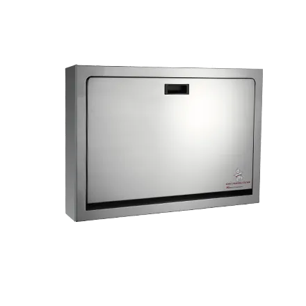 ASI® 9013-9 BABY CHANGING STATION – HORIZONTAL, STAINLESS STEEL, SURFACE MOUNTED