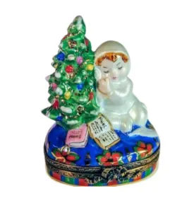 Baby w Christmas Tree