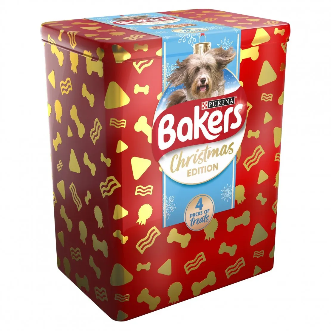 Bakers Dog Treats Christmas Tin