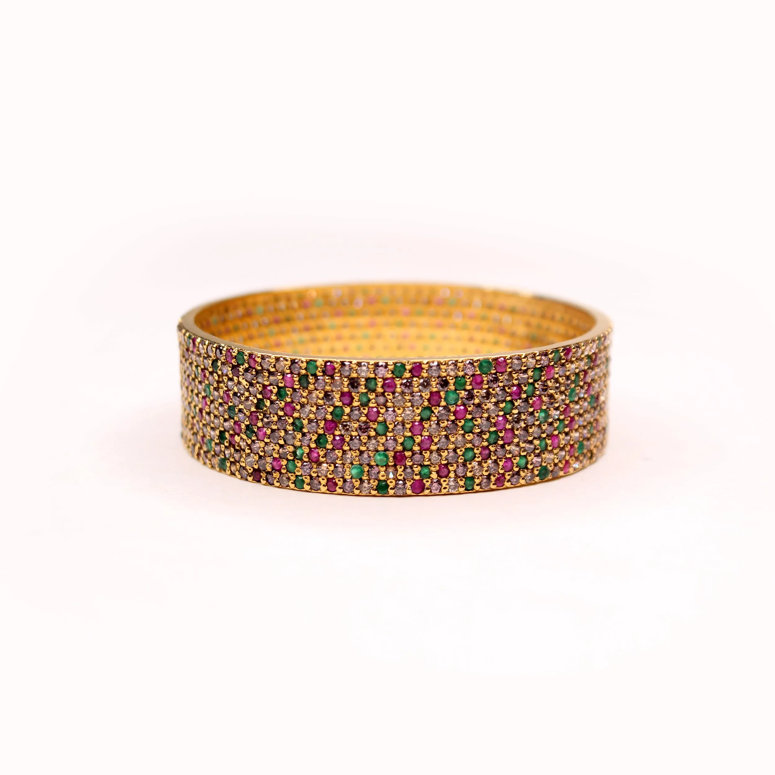 Bangle in Multi Color Stones