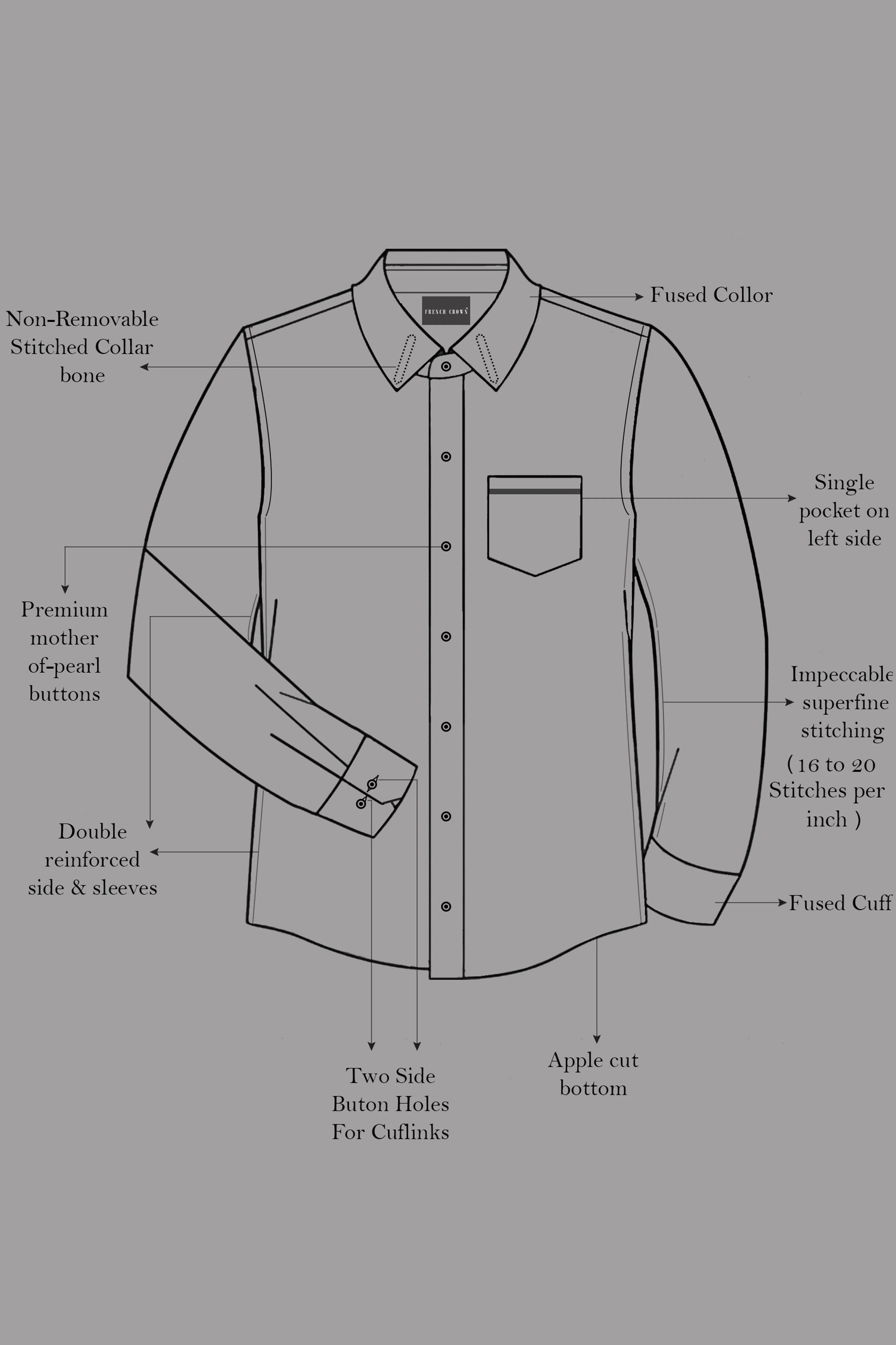 Beauty Pink and Moonstone Blue Twill Checkered Premium Cotton Shirt