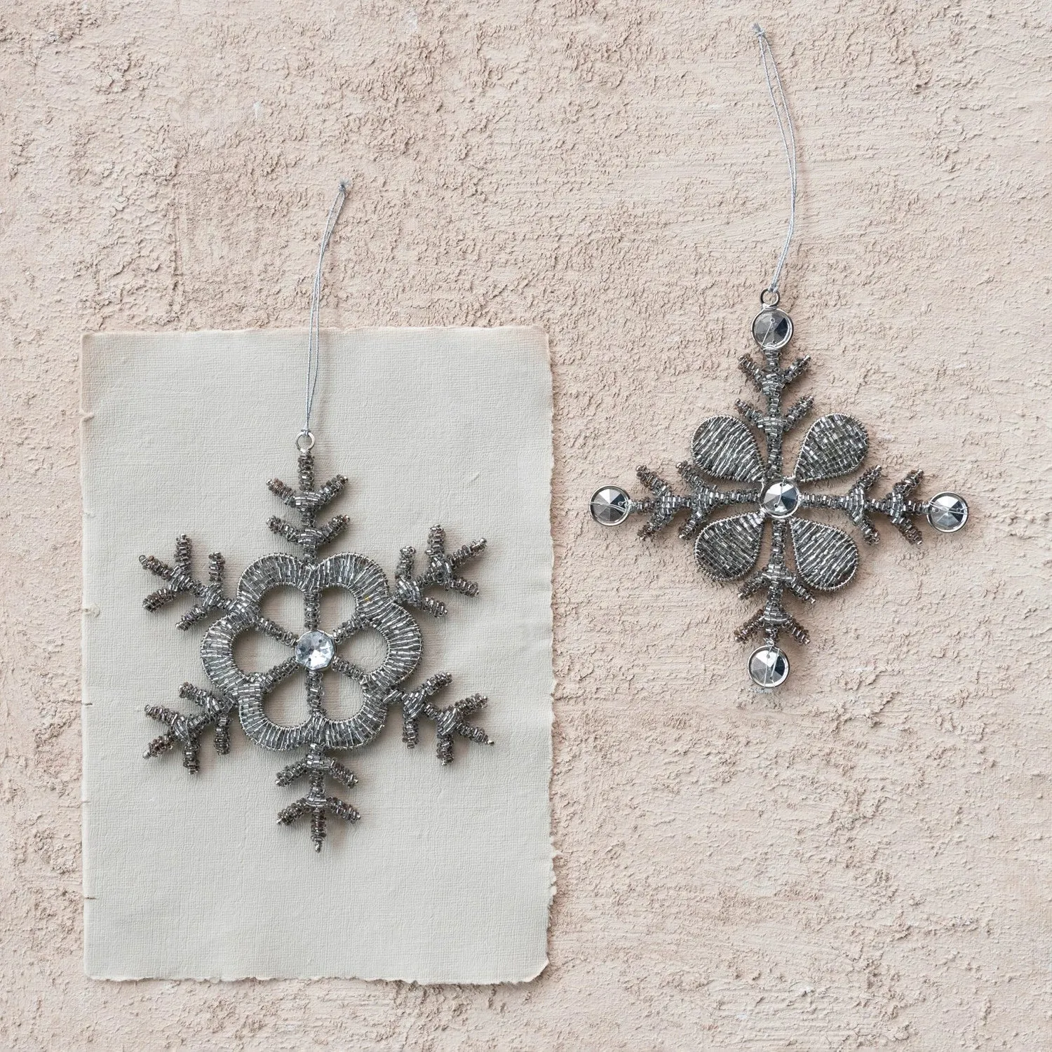Bejeweled Snowflake Ornament