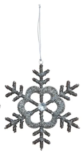 Bejeweled Snowflake Ornament