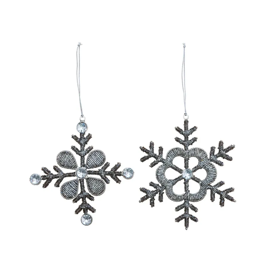 Bejeweled Snowflake Ornament