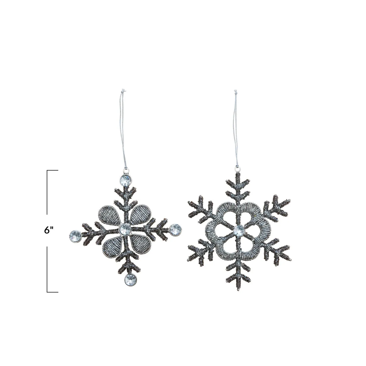 Bejeweled Snowflake Ornament