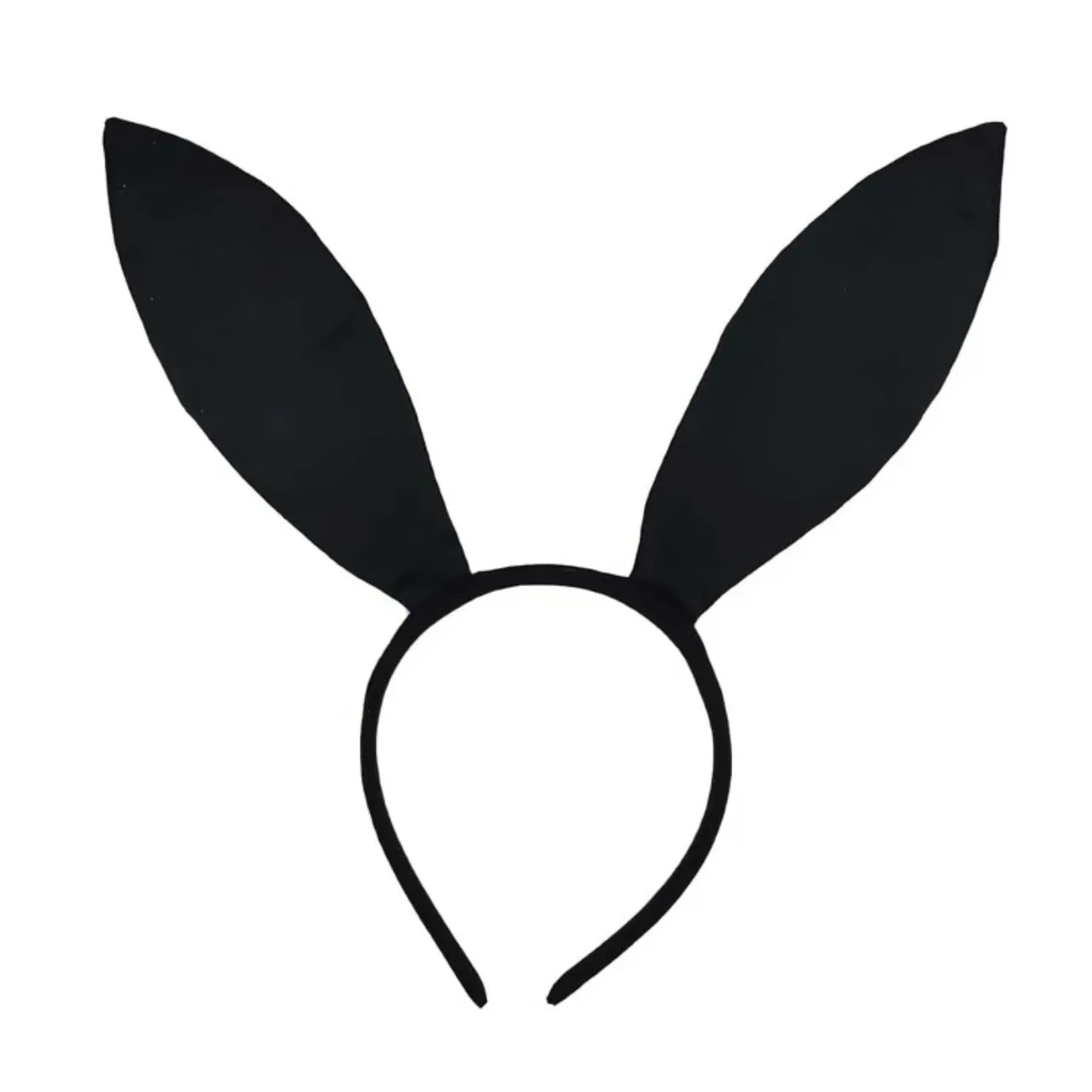 Black Bunny Ears - Bunny Headband, Handmade Headpiece, Black Ears, Bunny Costume, Rabbit Ears