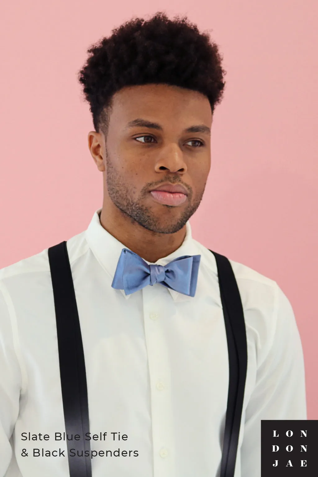 Black Elastic Suspenders
