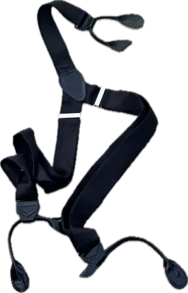 BONES: Agent Seeley Booth's HERO Black Suspenders