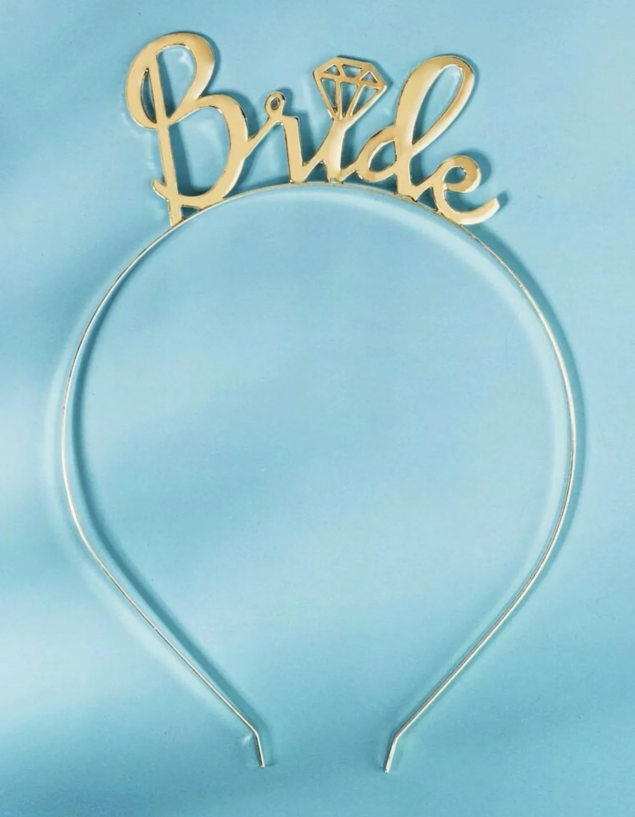 Bride Headband - Bridal Shower Headband, Bride Headpiece, Bachelorette Headpiece, Bachelorette Party, Bridal Shower