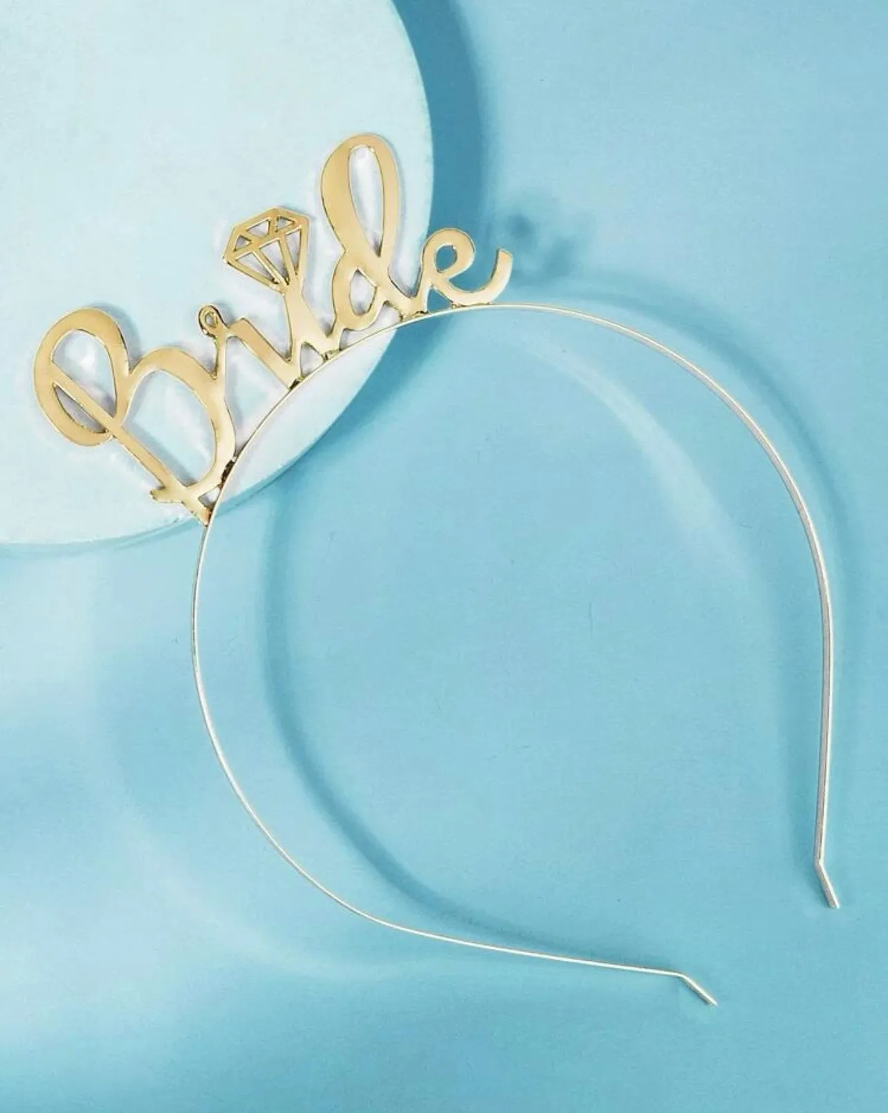 Bride Headband - Bridal Shower Headband, Bride Headpiece, Bachelorette Headpiece, Bachelorette Party, Bridal Shower
