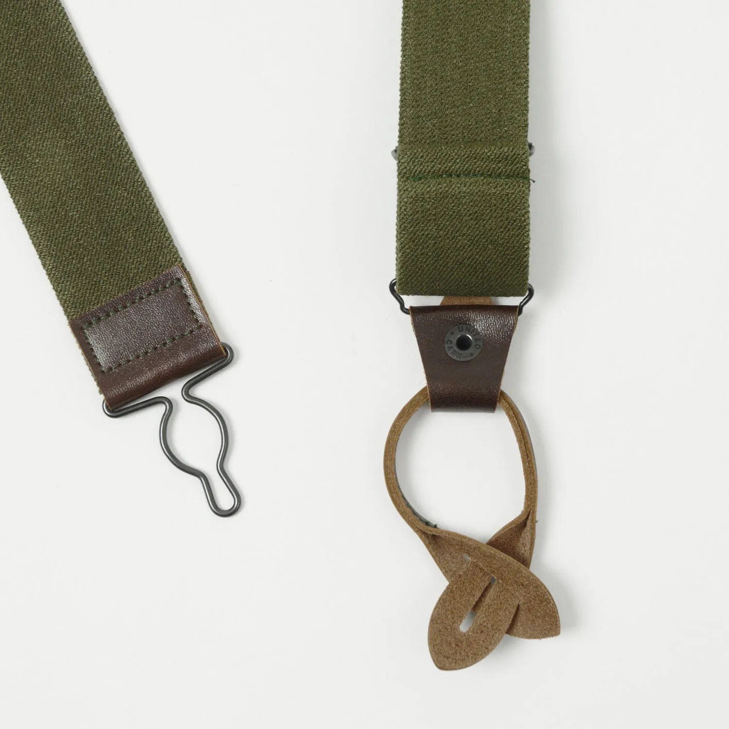 Buzz Rickson's A-11 Trouser Suspenders - Olive