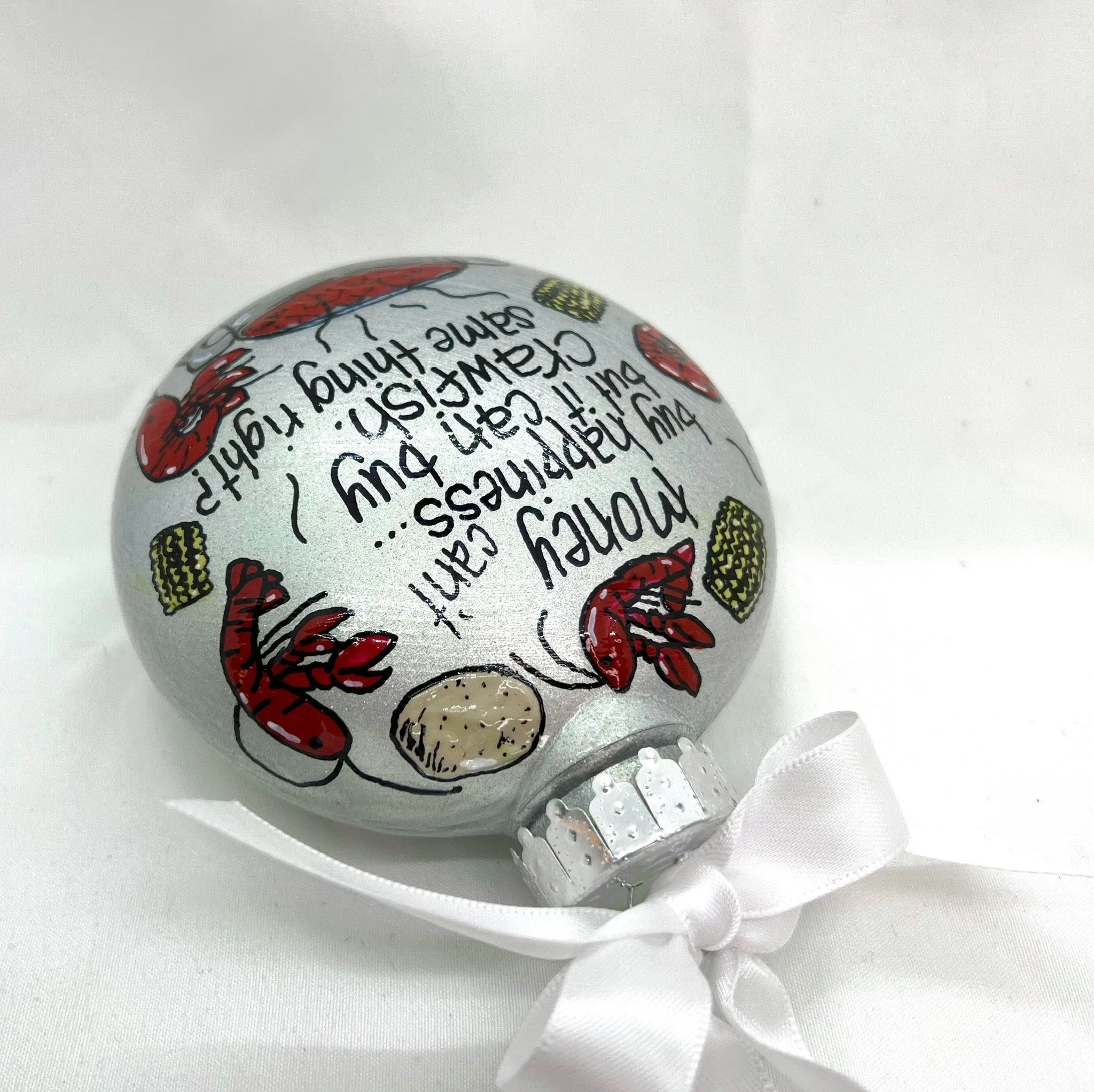 Handcrafted Cajun Crawfish Boil Christmas Ornament - Unique Holiday Decor with Southern Charm