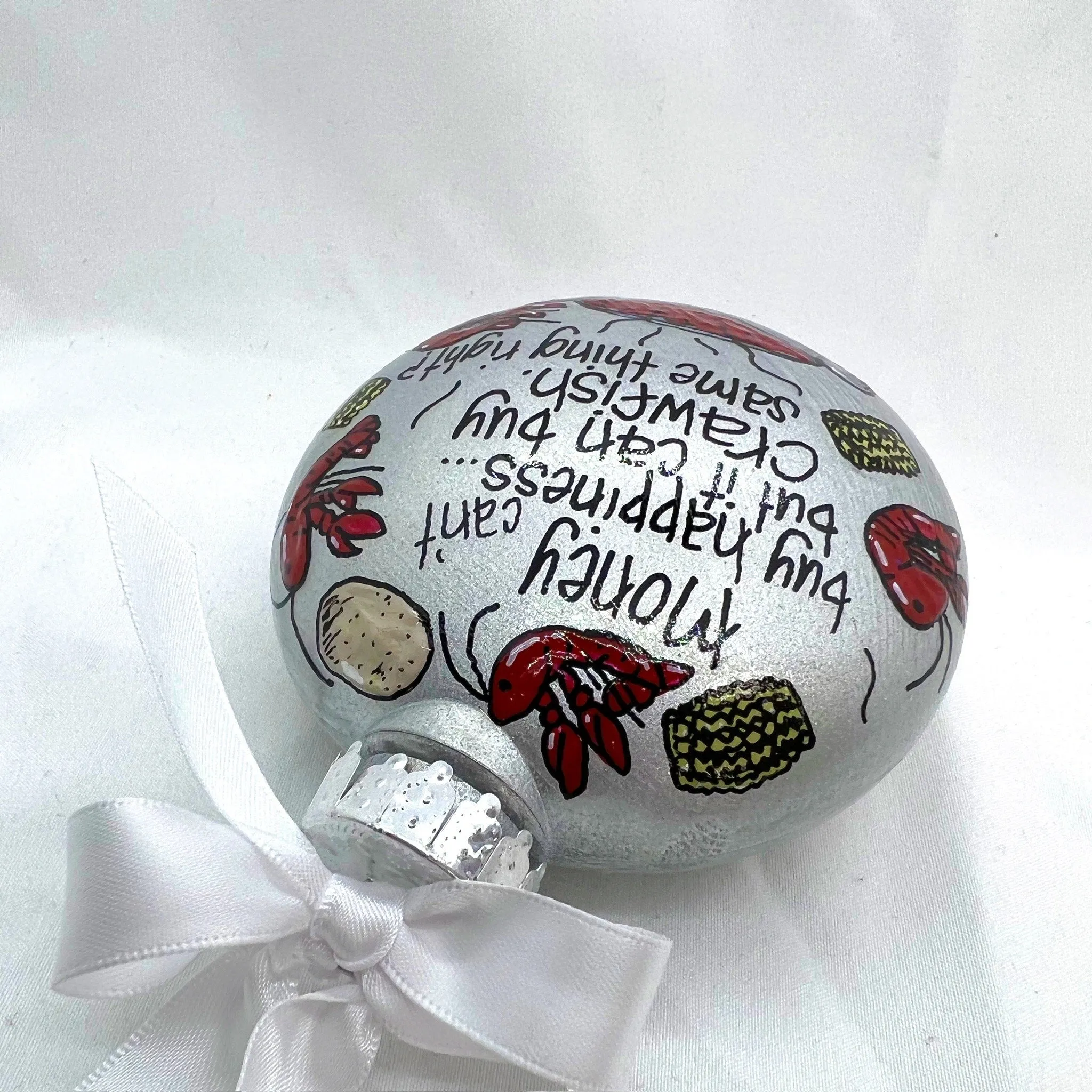 Handcrafted Cajun Crawfish Boil Christmas Ornament - Unique Holiday Decor with Southern Charm