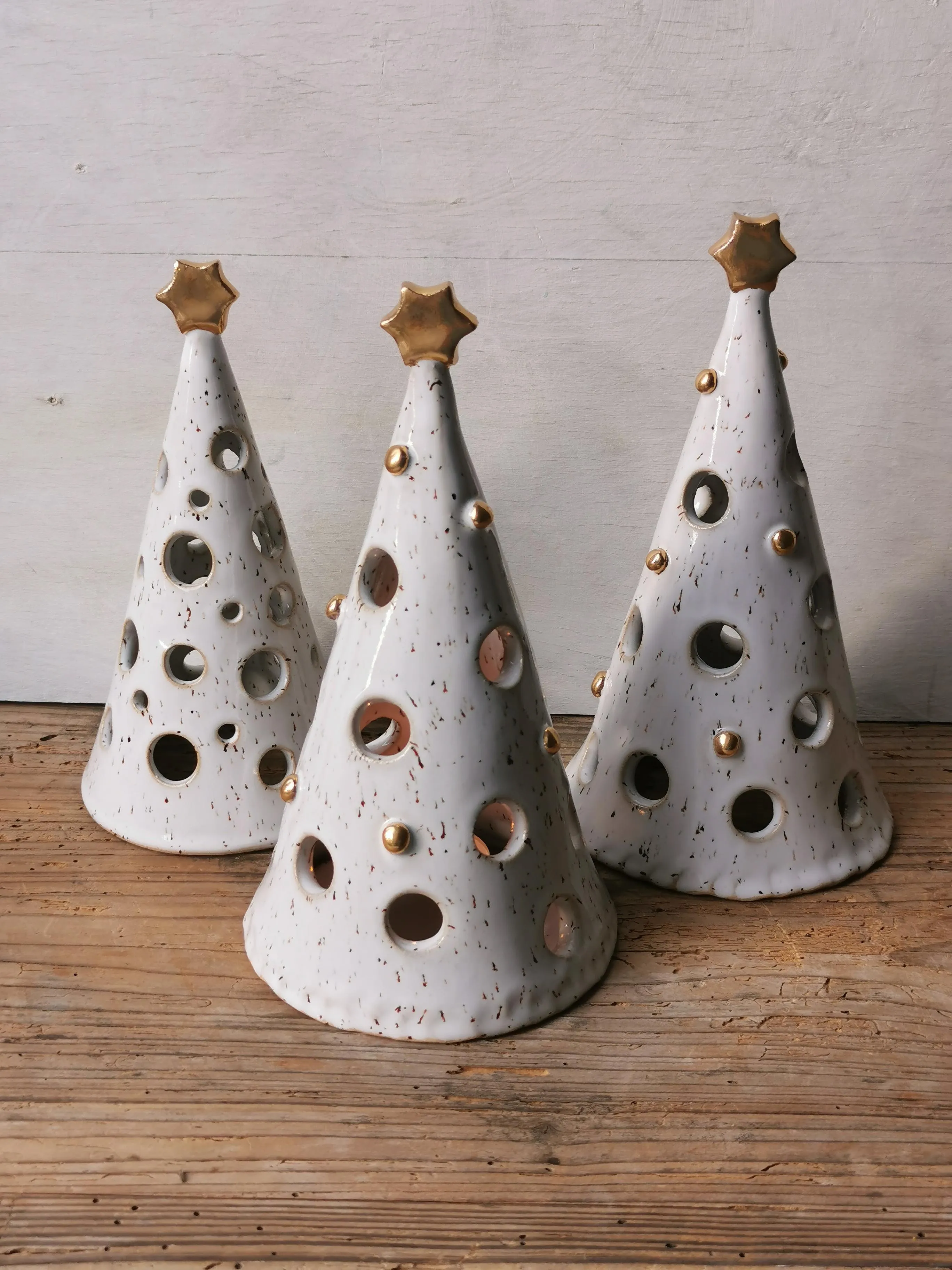 Ceramic Christmas tree candle holder Nr. 2