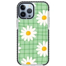 Checkered Daisy Impact iPhone Case