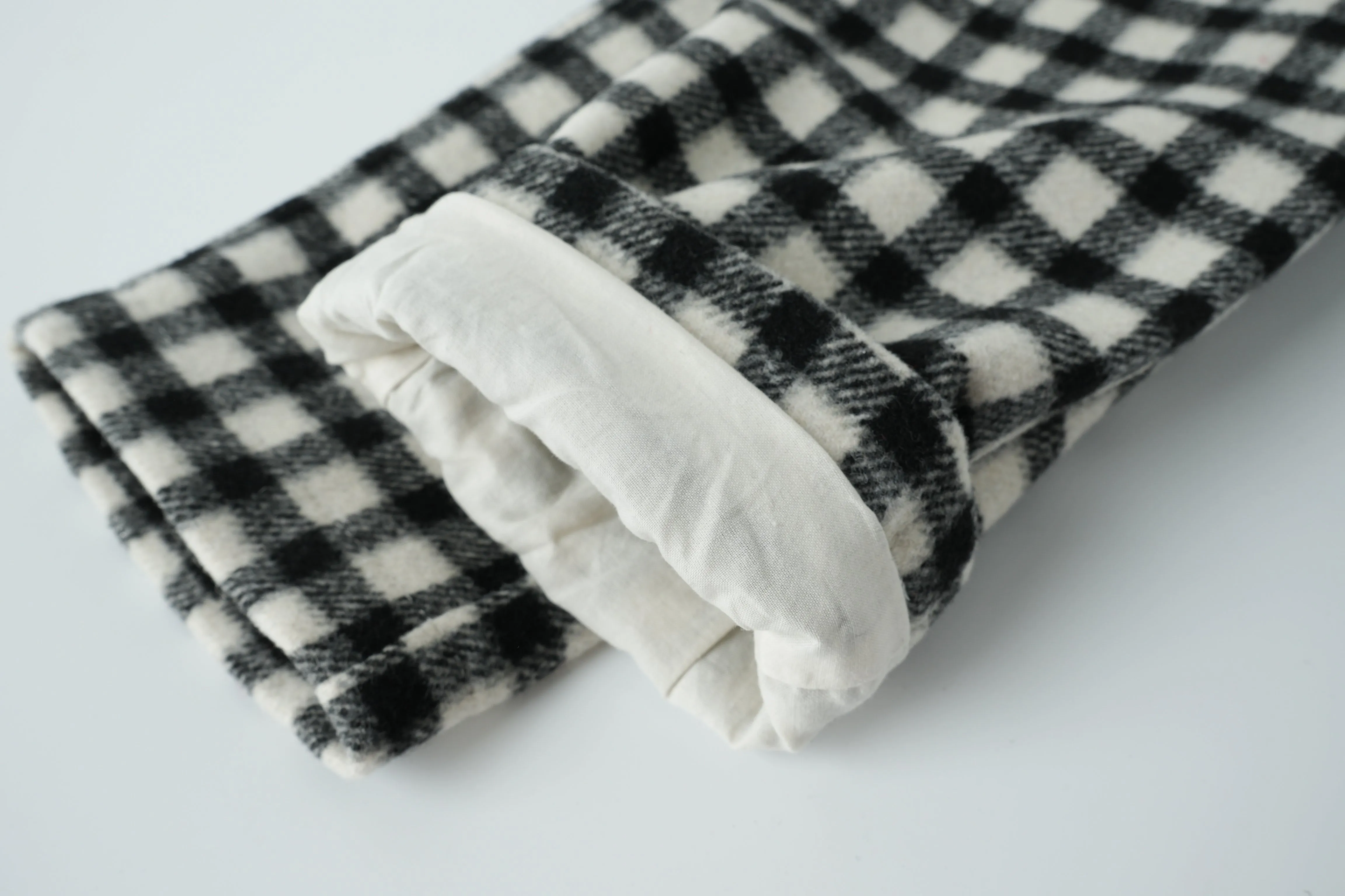 checkered dress pant - black checkered
