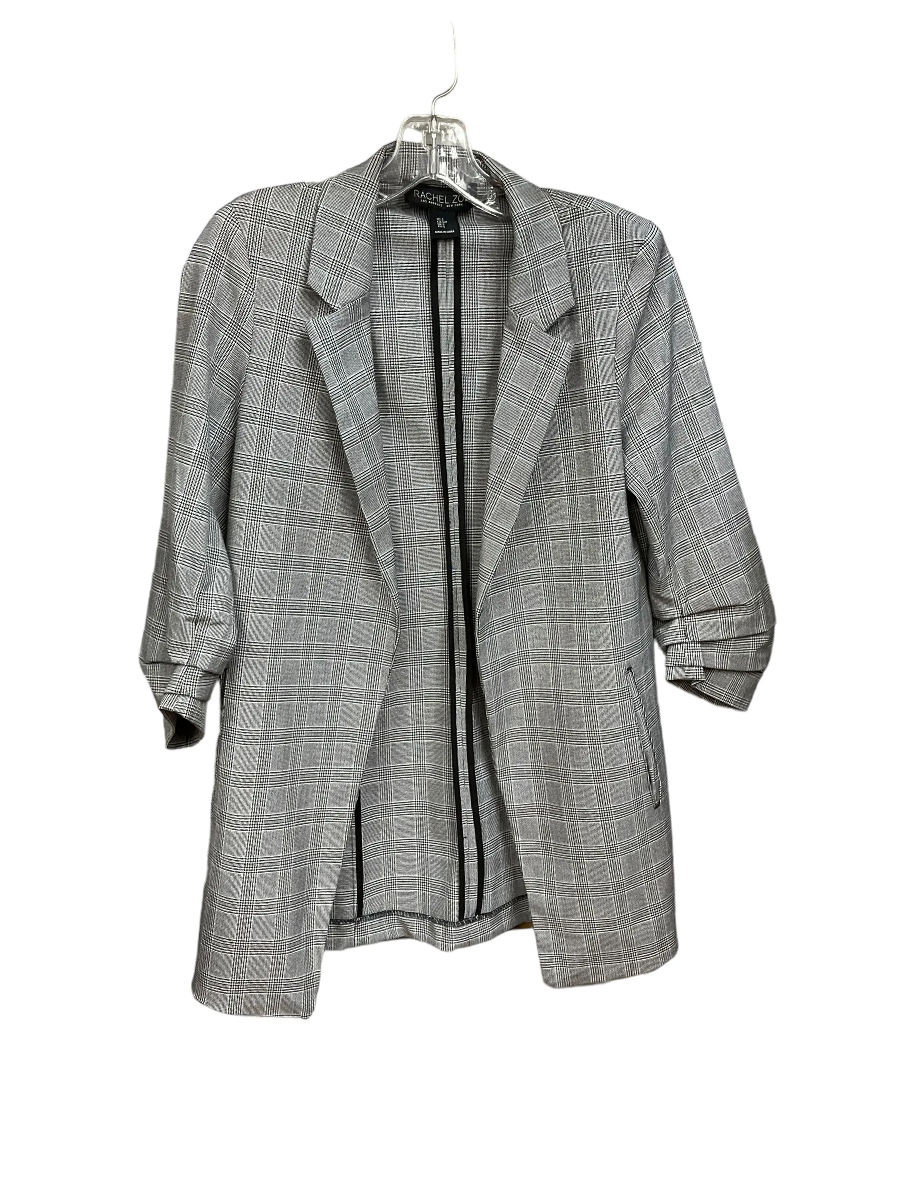 Checkered Pattern Blazer Rachel Zoe, Size S