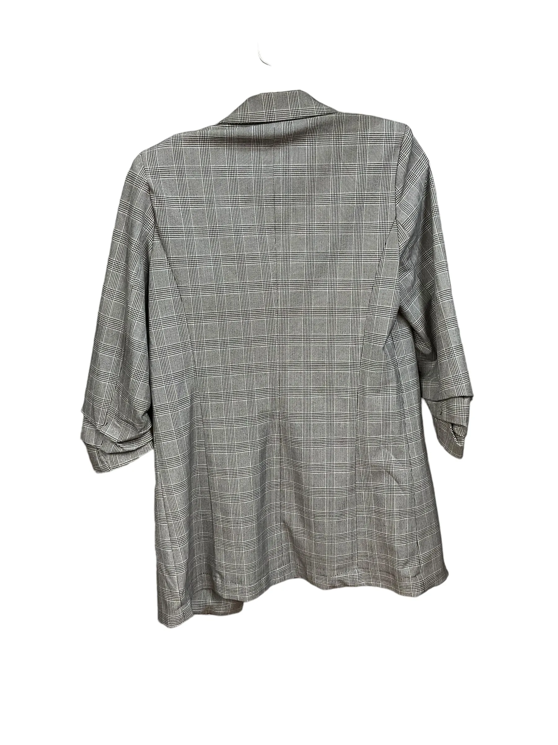 Checkered Pattern Blazer Rachel Zoe, Size S