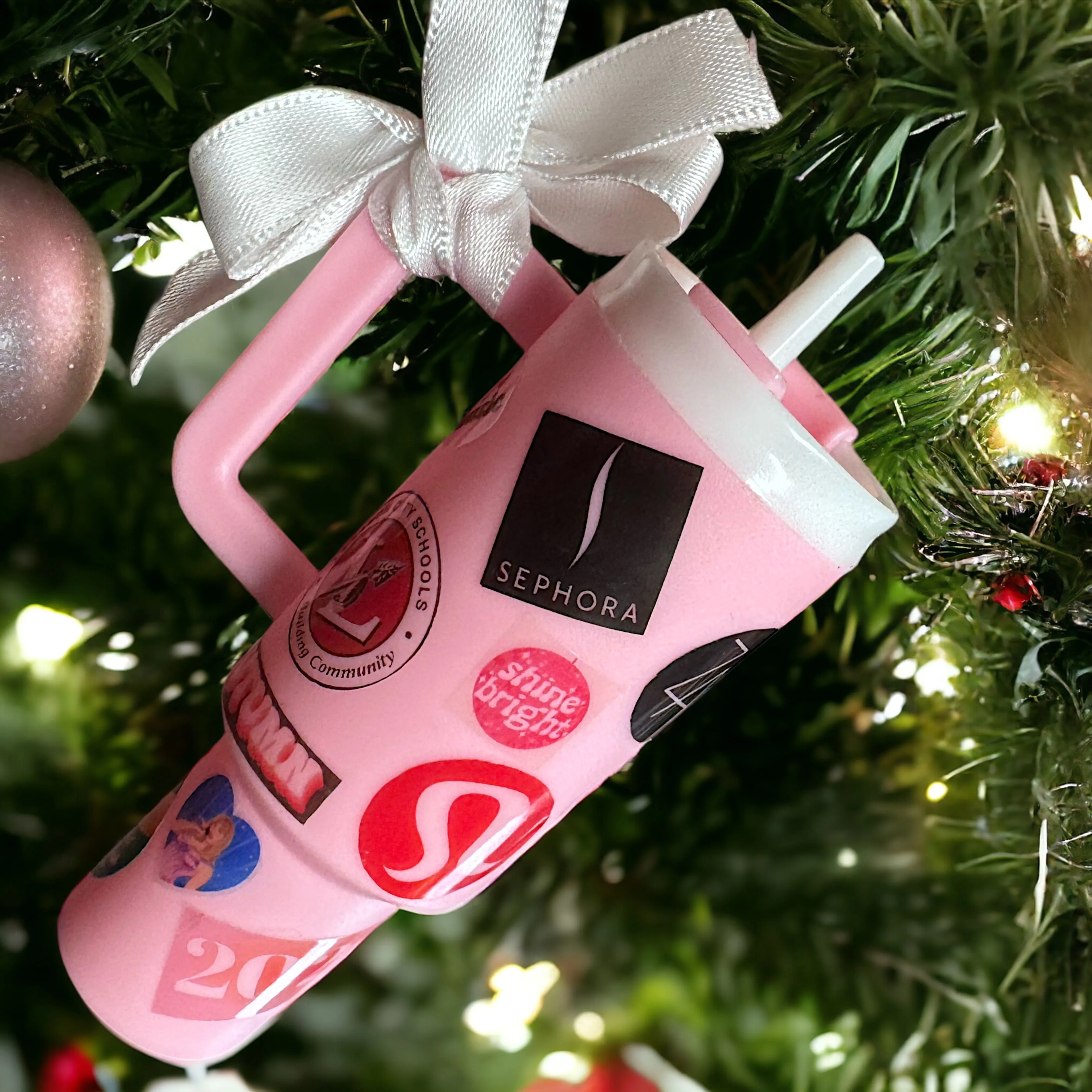 Cheers to the Season: Personalized Mini Stanley Cup Ornaments for the Perfect Custom Gift!