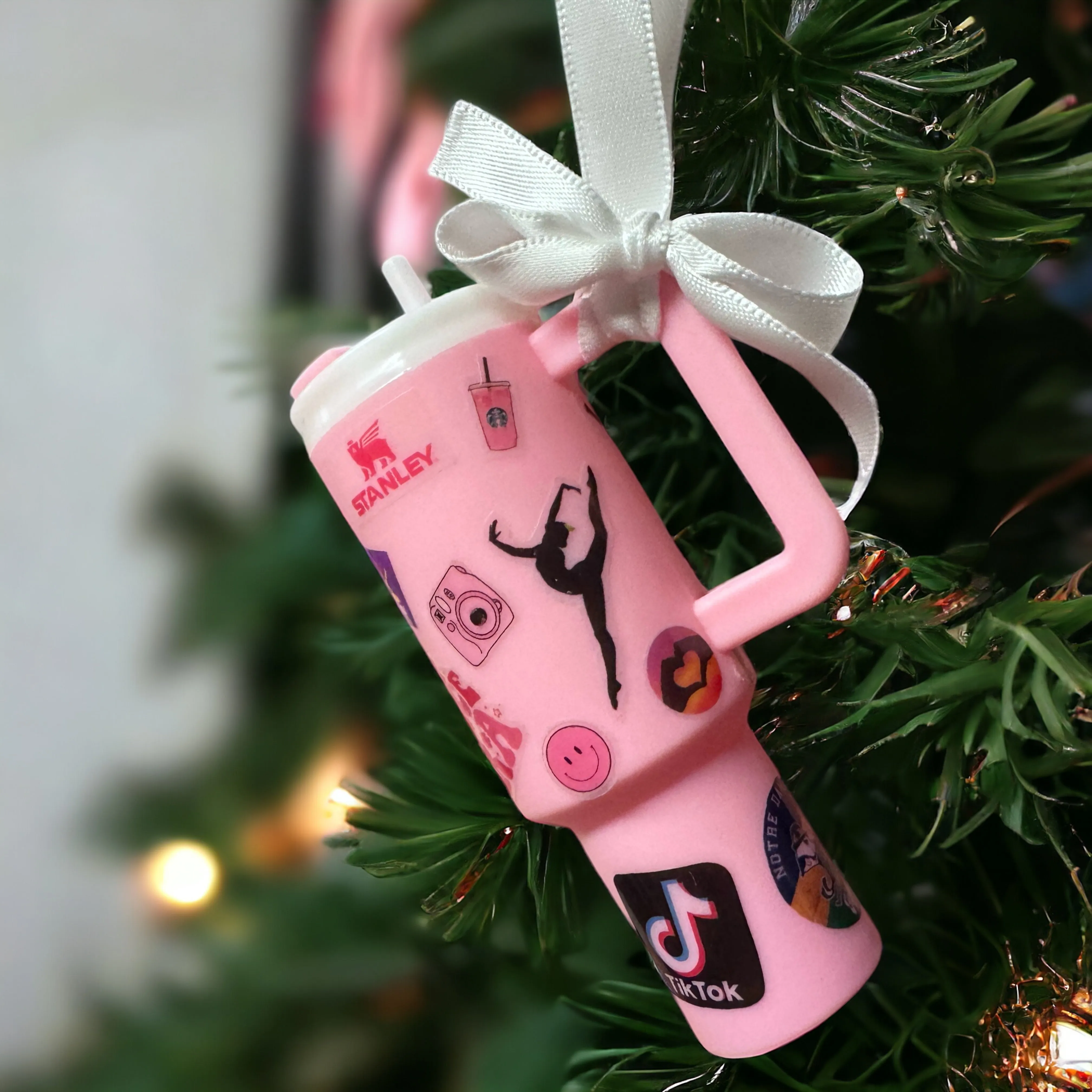 Cheers to the Season: Personalized Mini Stanley Cup Ornaments for the Perfect Custom Gift!