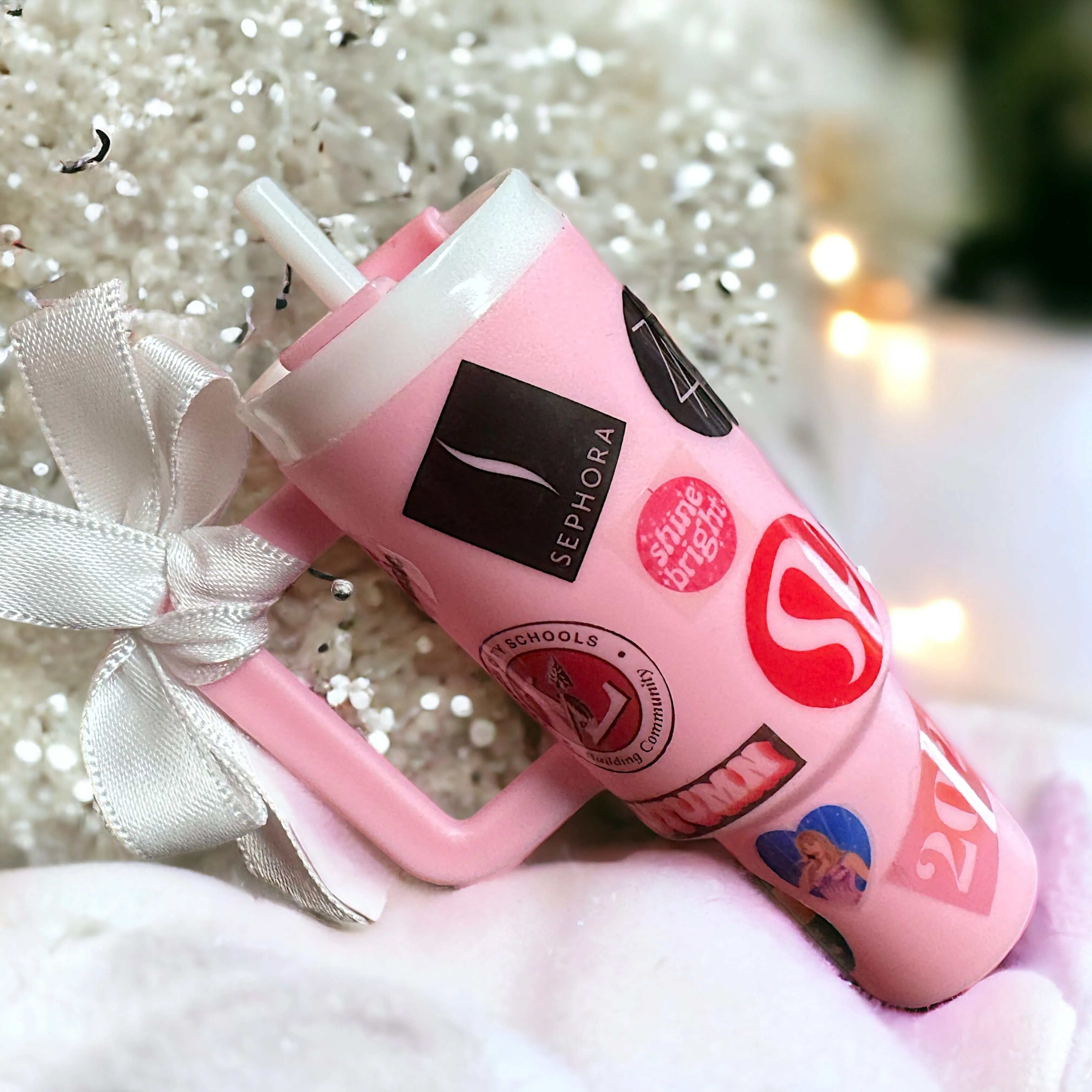 Cheers to the Season: Personalized Mini Stanley Cup Ornaments for the Perfect Custom Gift!