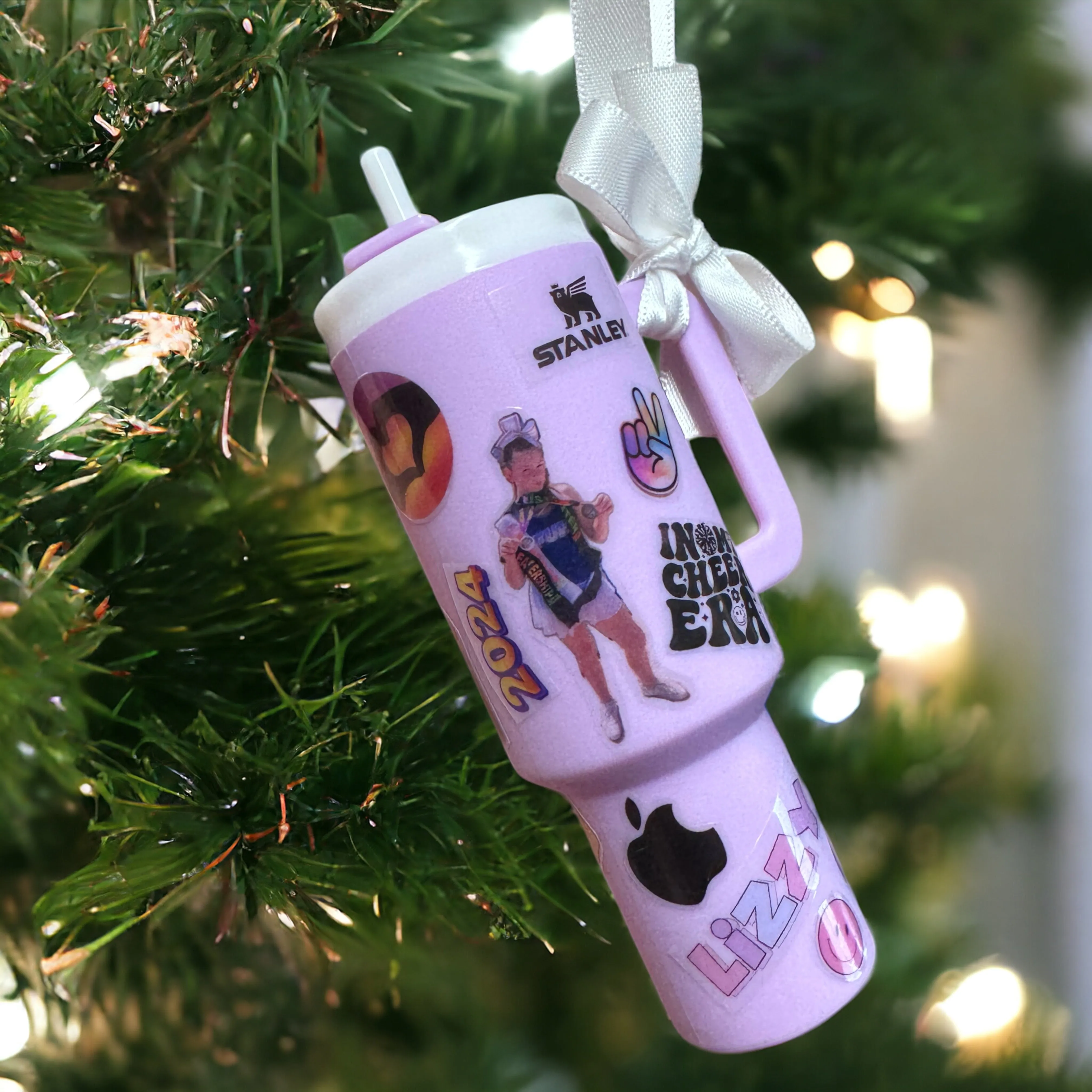 Cheers to the Season: Personalized Mini Stanley Cup Ornaments for the Perfect Custom Gift!