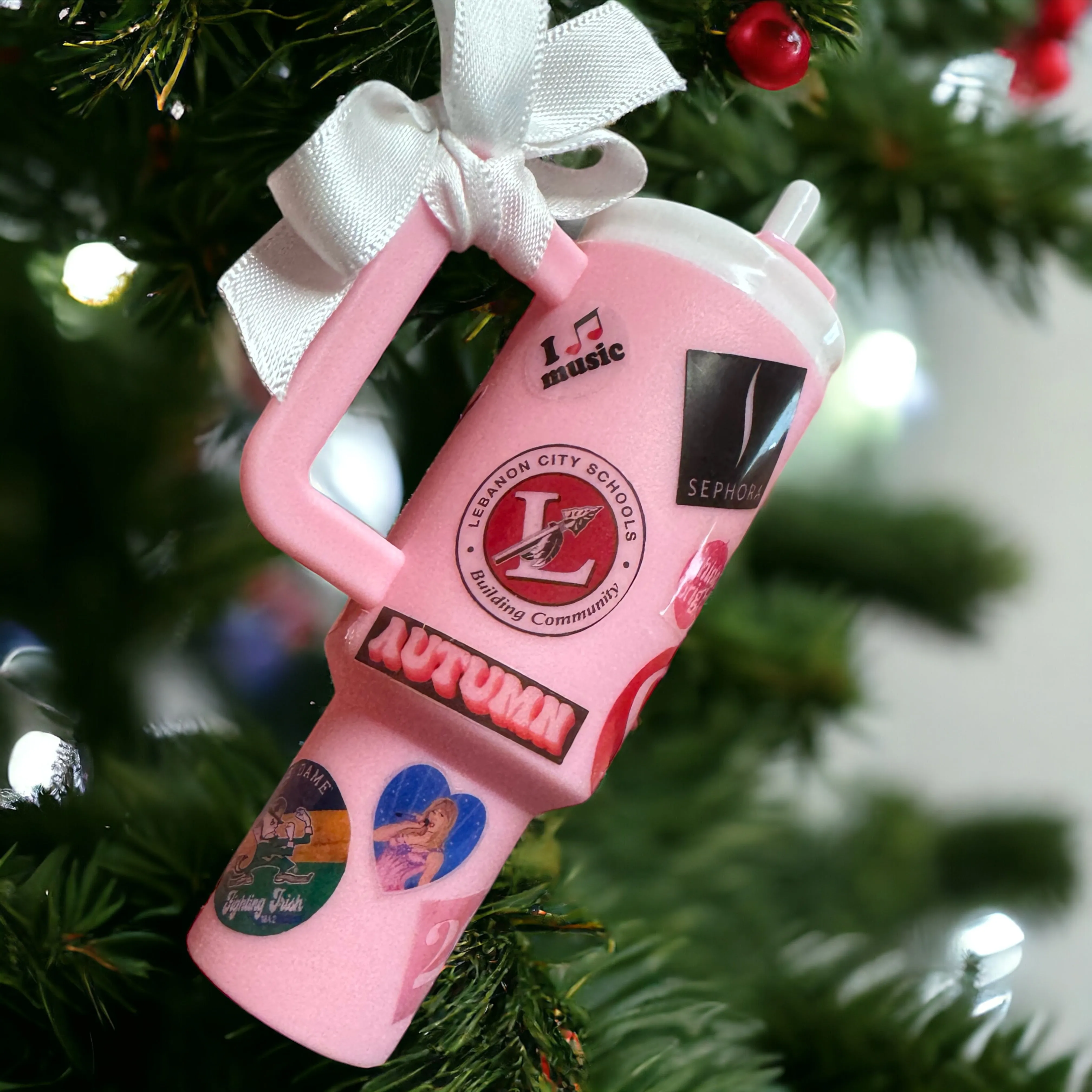 Cheers to the Season: Personalized Mini Stanley Cup Ornaments for the Perfect Custom Gift!