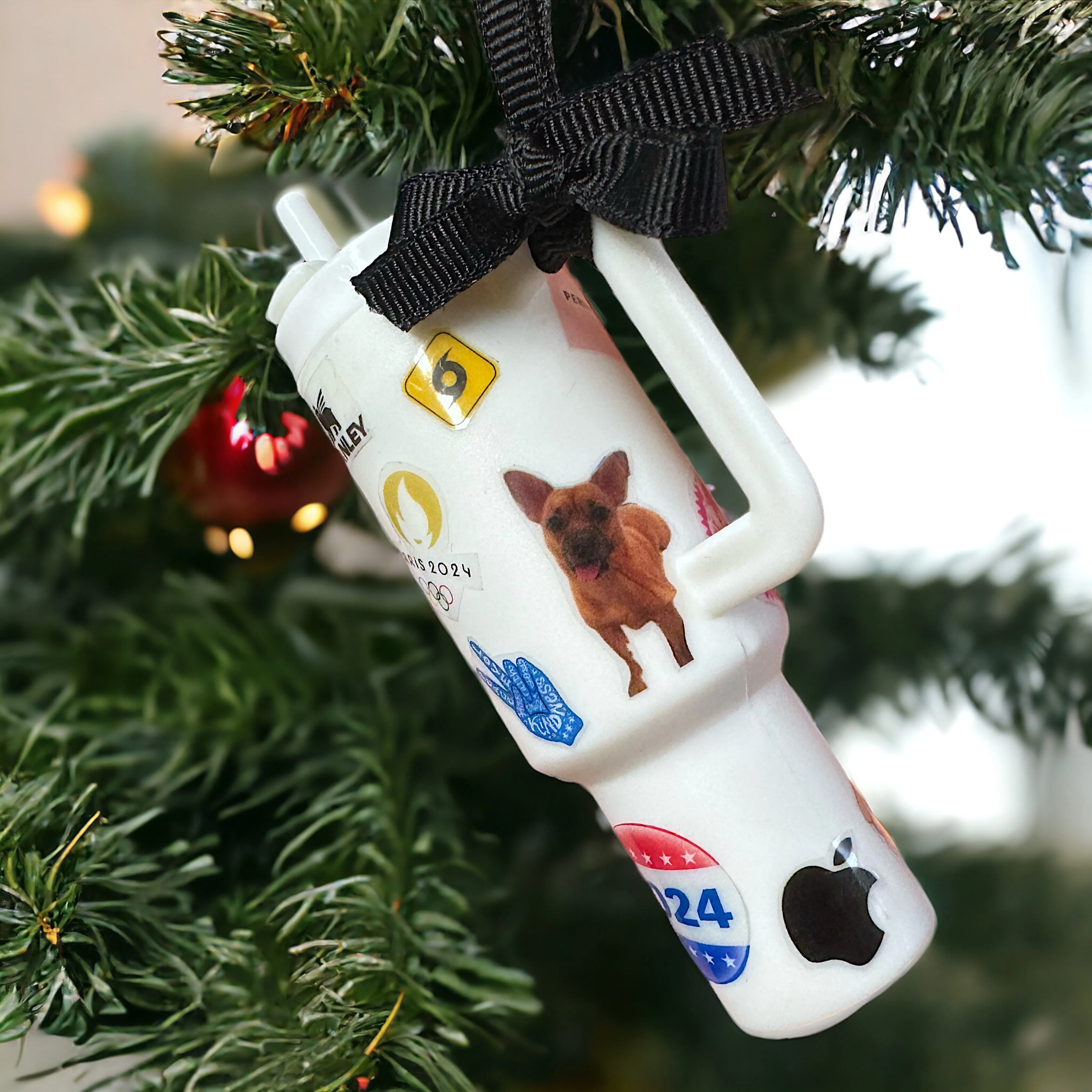 Cheers to the Season: Personalized Mini Stanley Cup Ornaments for the Perfect Custom Gift!