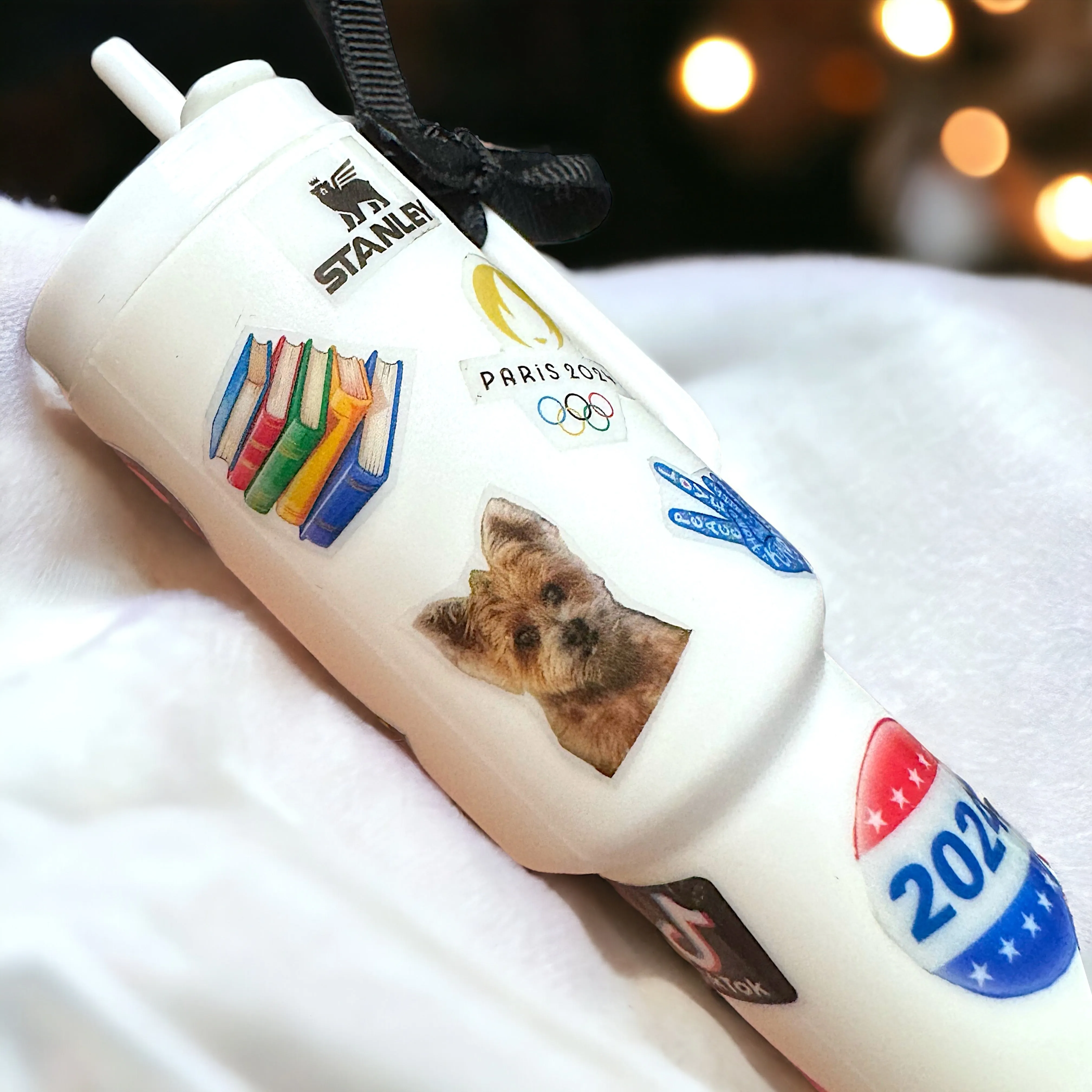 Cheers to the Season: Personalized Mini Stanley Cup Ornaments for the Perfect Custom Gift!
