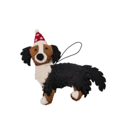 Christmas Bernese Mountain Dog