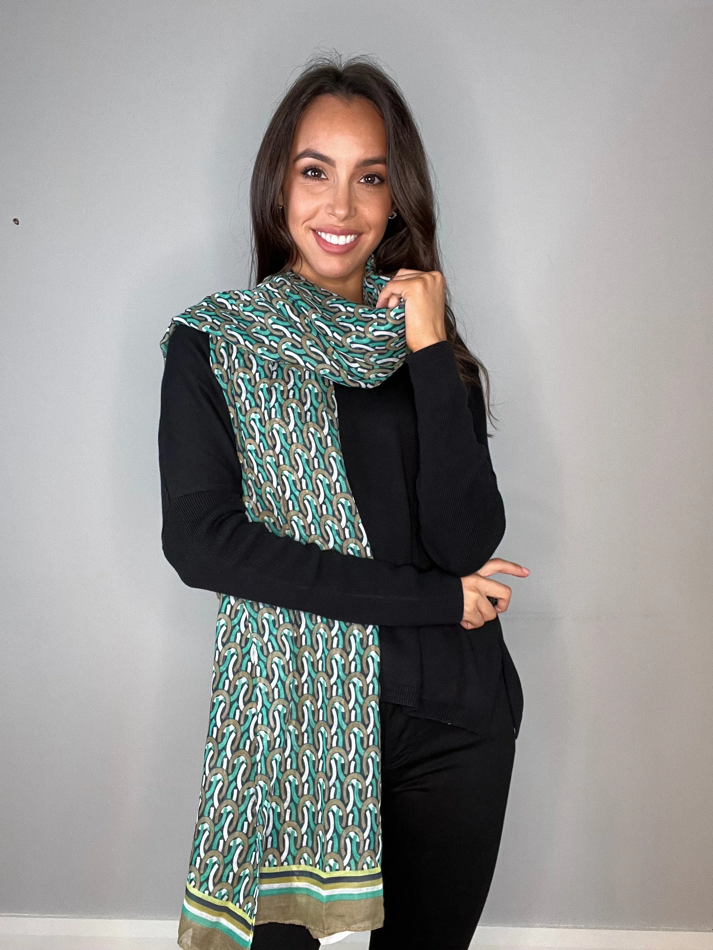 Codello Jungle Fever Chain Print Scarf