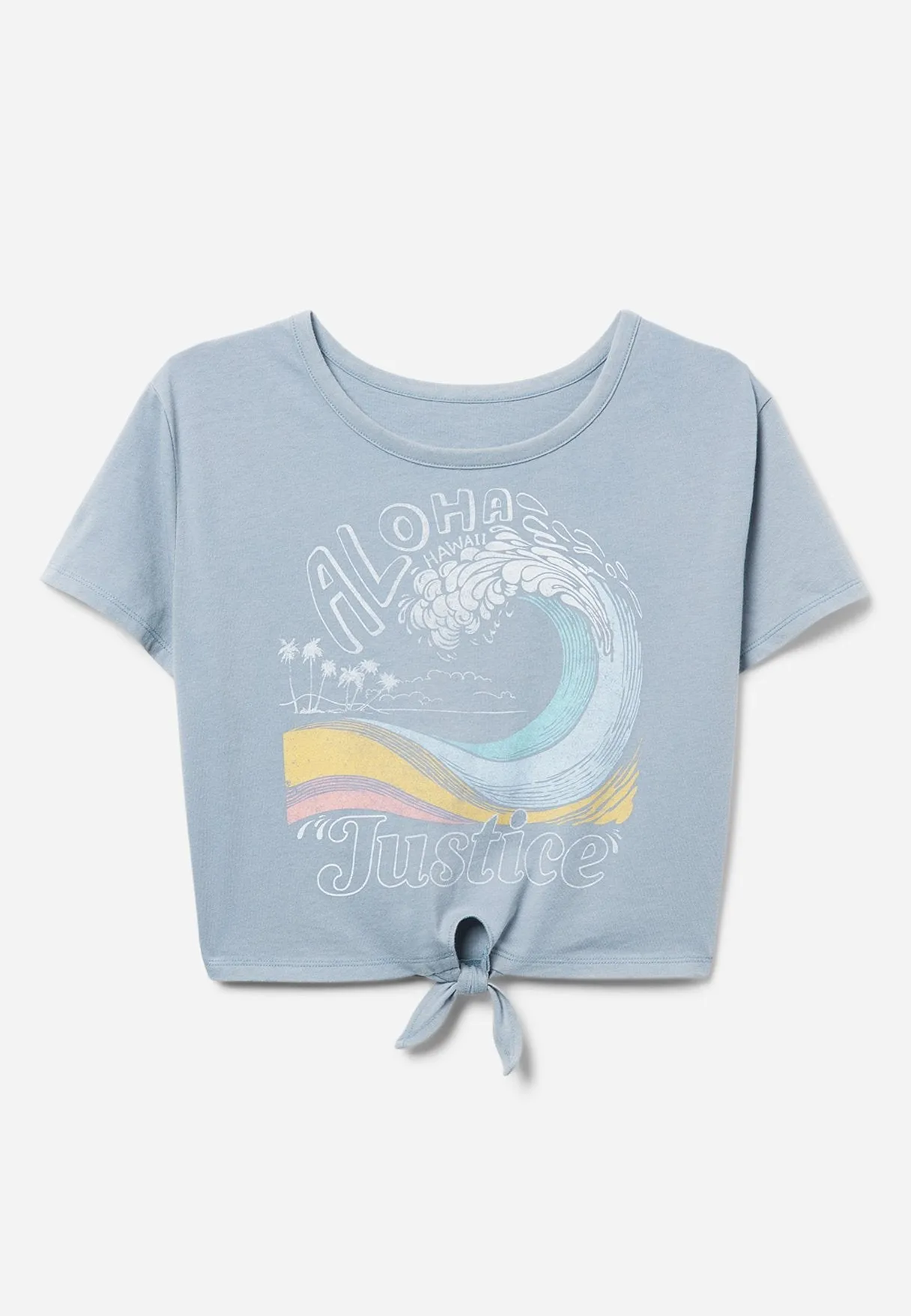 Color-Changing Tie-Front Tee