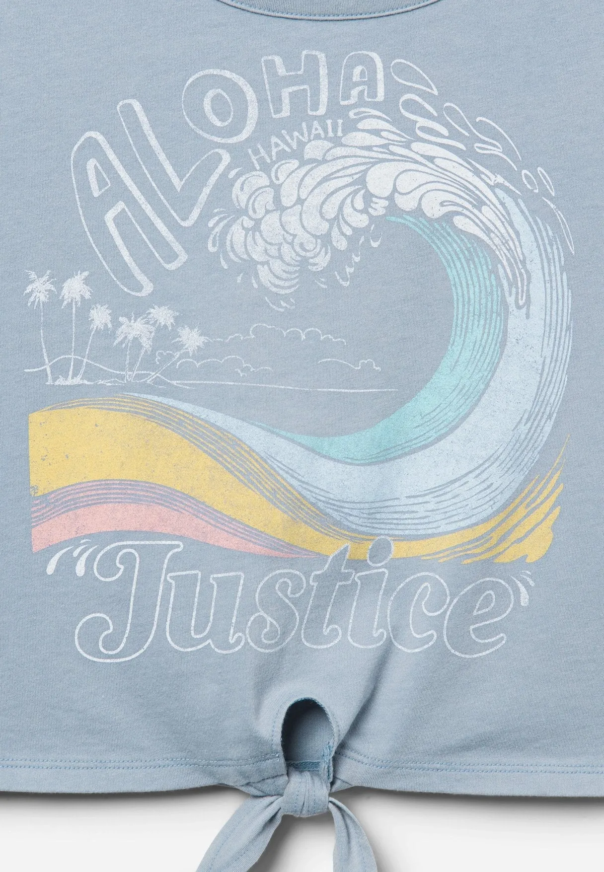 Color-Changing Tie-Front Tee